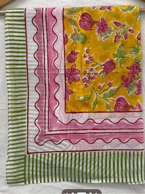 Hand Block Print 100% Cotton Pareo